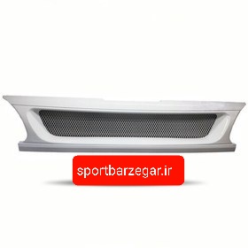 جلو پنجره پراید 131 طرح توری فلزی رنگ شده سفید